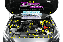 ZSPEC "Stage 3" Dress Up Bolts® Fastener Kit for '18-24 Subaru CrossTrek, Titanium