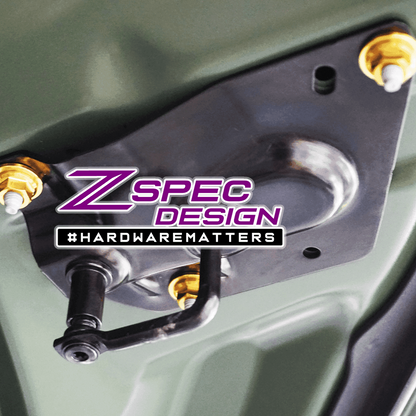 ZSPEC M10-1.25 Metric Flare Nuts, Titanium Grade-5, Sold Per Nut