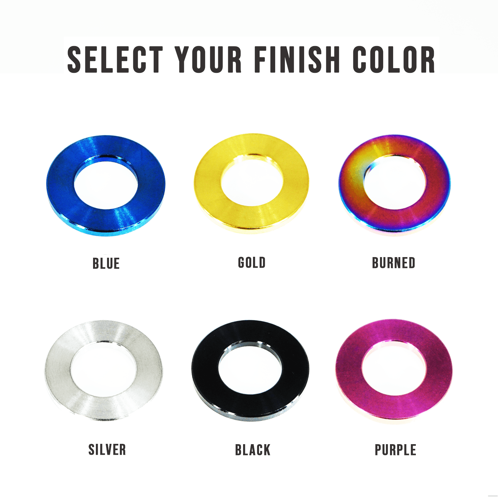 ZSPEC M8 Metric Flat Washer, Titanium Grade-5, Sold Per Each