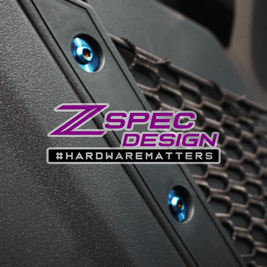 ZSPEC Stage-3 Dress Up Bolts® Fastener Kit for 21+ Ford Bronco 2.7L, Titanium & Billet