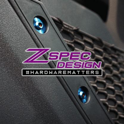 ZSPEC Stage-3 Dress Up Bolts® Fastener Kit for 21+ Ford Bronco 2.7L, Titanium & Billet