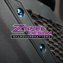 ZSPEC Interior Dress Up Bolts® Fastener Kit for 21+ Ford Bronco 2.7L, Titanium & Billet