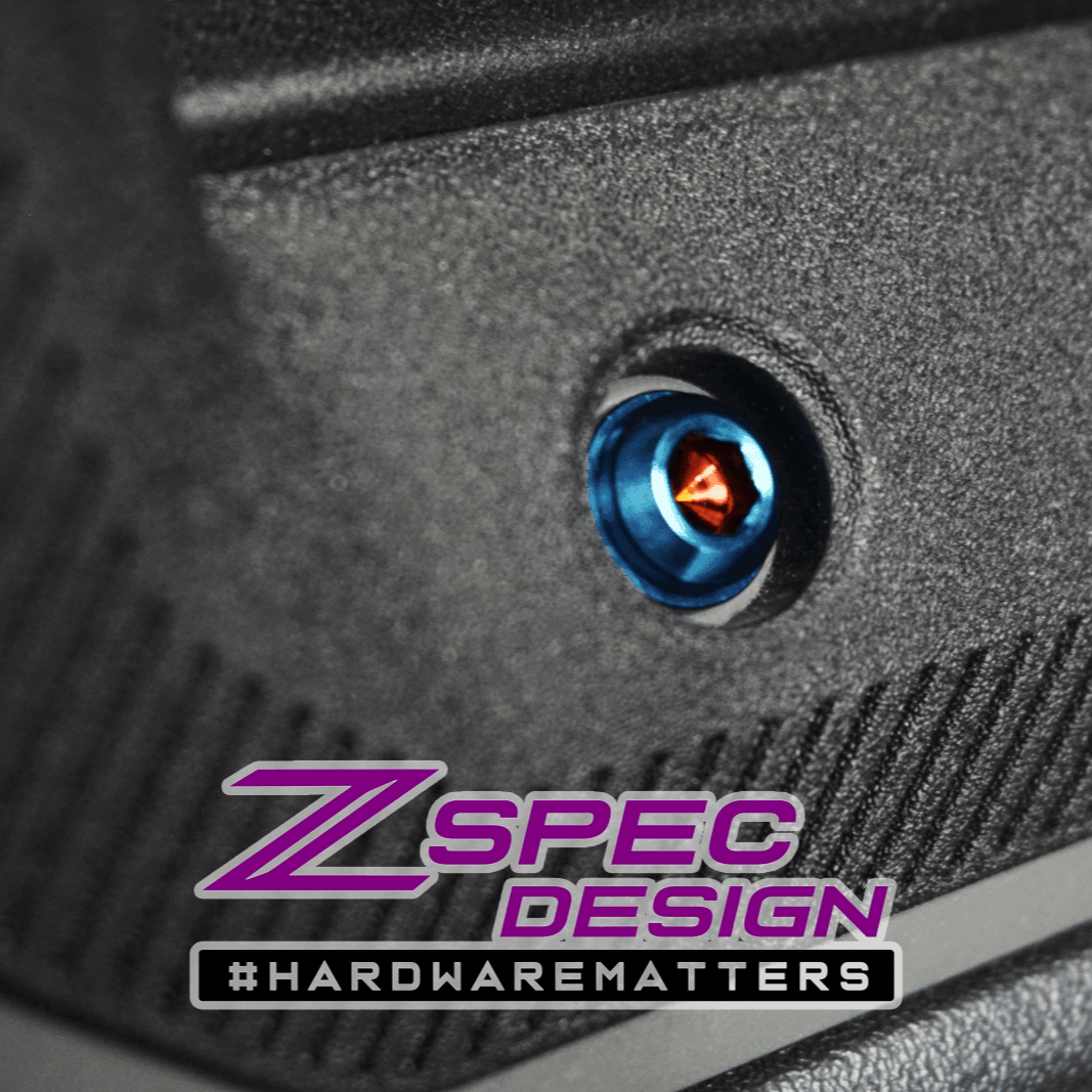 ZSPEC Stage-3 Dress Up Bolts® Fastener Kit for 21+ Ford Bronco 2.7L, Titanium & Billet