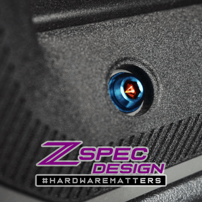 ZSPEC Stage-3 Dress Up Bolts® Fastener Kit for 21+ Ford Bronco 2.7L, Titanium & Billet