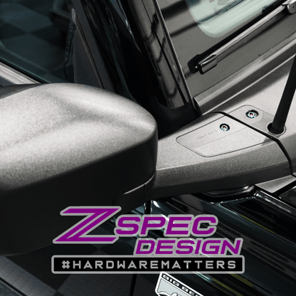 ZSPEC Stage-3 Dress Up Bolts® Fastener Kit for 21+ Ford Bronco 2.7L, Titanium & Billet