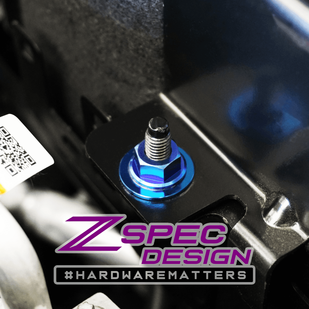 ZSPEC Stage-3 Dress Up Bolts® Fastener Kit for 21+ Ford Bronco 2.7L, Titanium & Billet