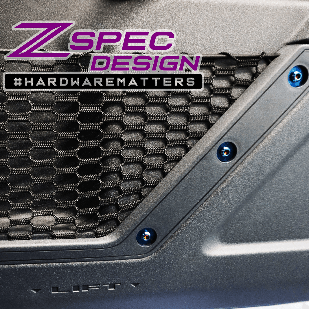ZSPEC Stage-3 Dress Up Bolts® Fastener Kit for 21+ Ford Bronco 2.7L, Titanium & Billet