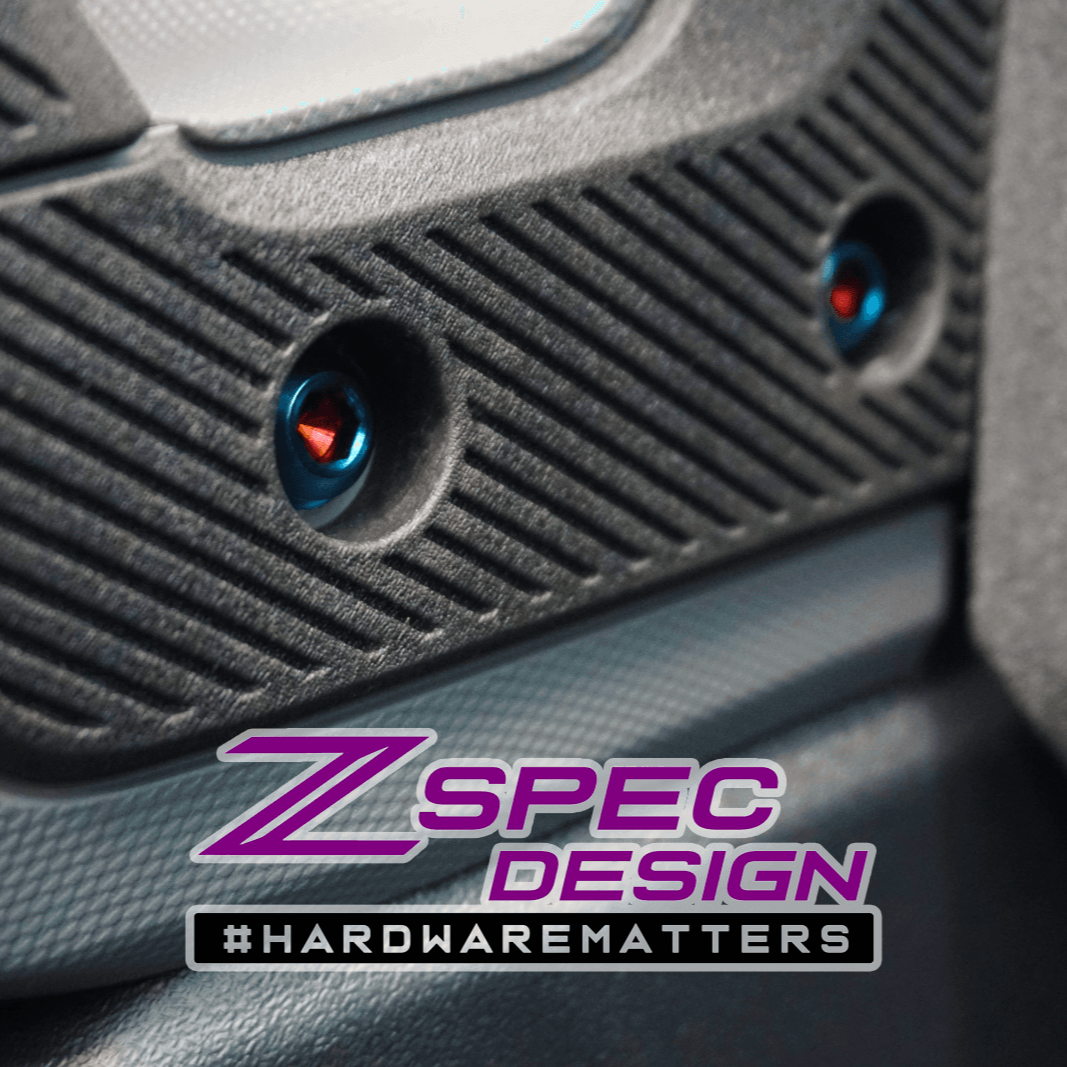 ZSPEC Stage-3 Dress Up Bolts® Fastener Kit for 21+ Ford Bronco 2.7L, Titanium & Billet