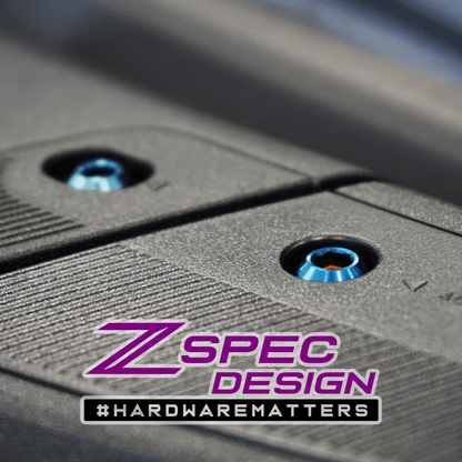 ZSPEC Stage-3 Dress Up Bolts® Fastener Kit for 21+ Ford Bronco 2.7L, Titanium & Billet