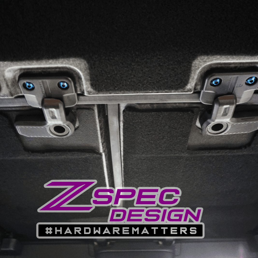 ZSPEC Stage-3 Dress Up Bolts® Fastener Kit for 21+ Ford Bronco 2.7L, Titanium & Billet