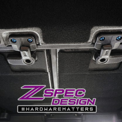 ZSPEC Stage-3 Dress Up Bolts® Fastener Kit for 21+ Ford Bronco 2.7L, Titanium & Billet