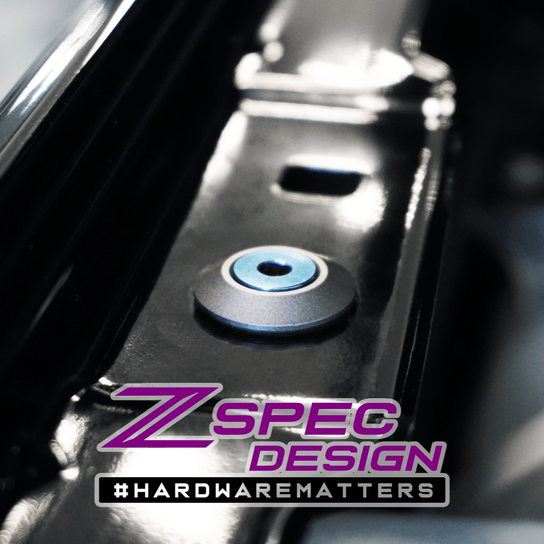 ZSPEC Stage-3 Dress Up Bolts® Fastener Kit for 21+ Ford Bronco 2.7L, Titanium & Billet
