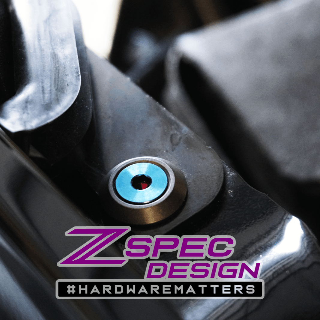 ZSPEC Stage-3 Dress Up Bolts® Fastener Kit for 21+ Ford Bronco 2.7L, Titanium & Billet