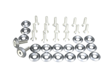 ZSPEC Fenders-Rad-Brackets-Hood-Prop-Headlights Fasteners for '05-14 S197 Ford Mustang, Stainless & Billet