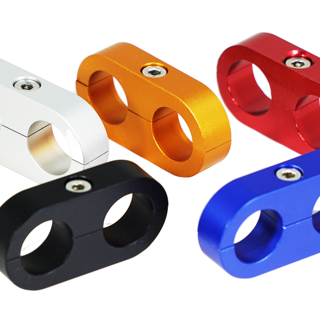 ZSPEC Billet Fuel Hose Clamp for rubber or braided hose, 15.1mm I.D. min.