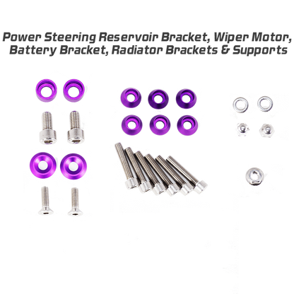 ZSPEC Stage-3 Dress Up Bolts® Kit for Nissan Skyline GT-R/GTR R32/R33/R34, Stainless & Billet