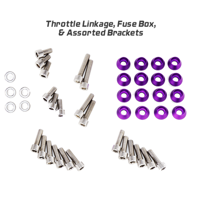 ZSPEC Stage-3 Dress Up Bolts® Kit for Nissan Skyline GT-R/GTR R32/R33/R34, Stainless & Billet