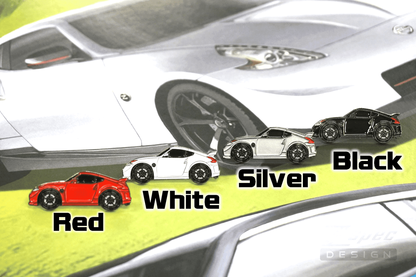 ZSPEC Nissan 370z / Z34 Nismo V1 - Edition Lapel / Hat Pin