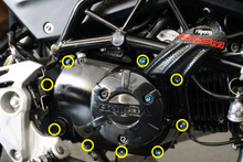 ZSPEC "Right-Side Engine Cover" Fastener Kit for the Honda Grom, Grade-5 Titanium