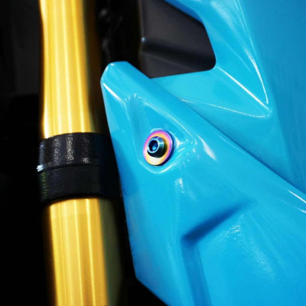 ZSPEC "Front Fender Fairing" Fastener Kit for the Honda Grom, Grade-5 Titanium