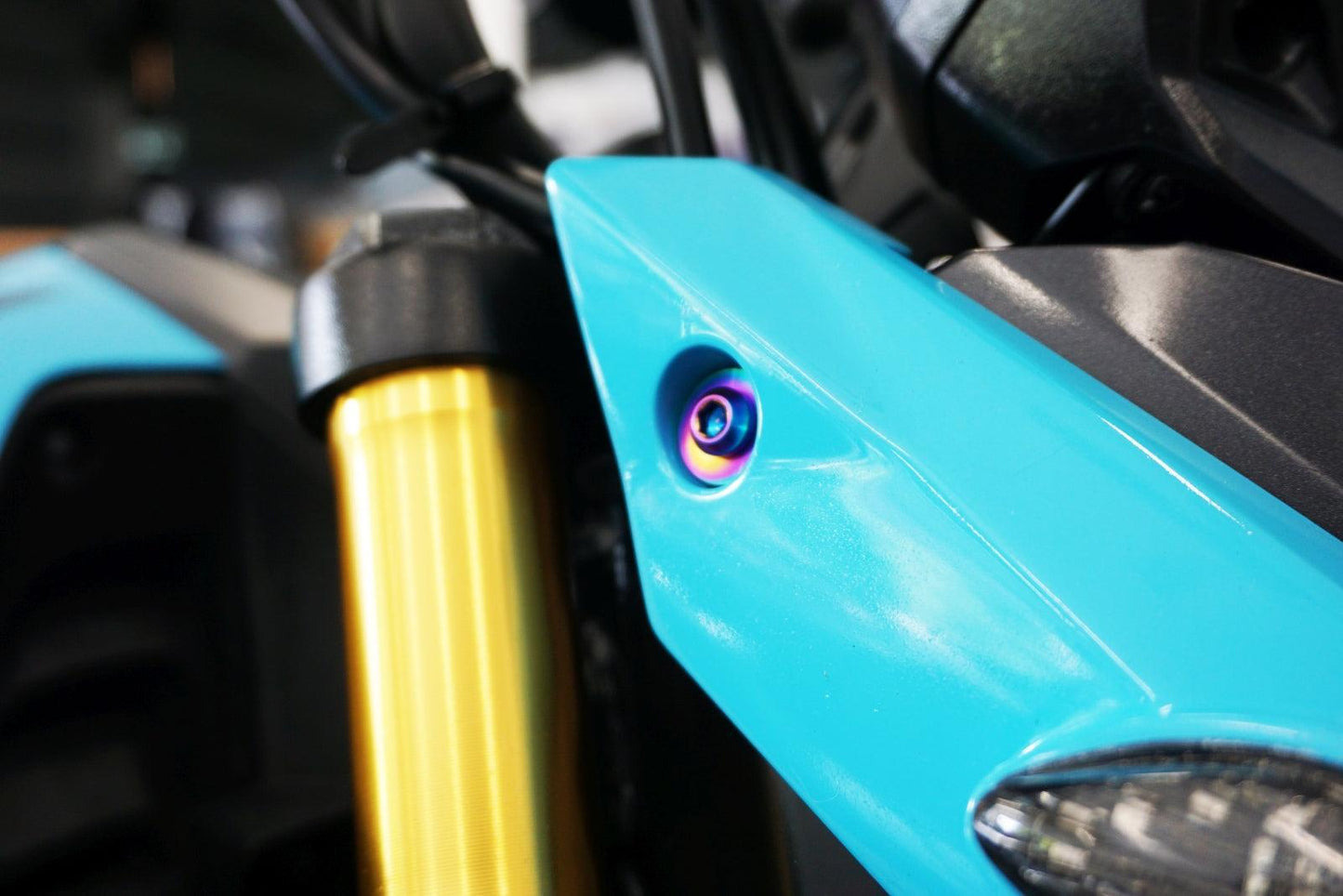 ZSPEC "Front Fender Fairing" Fastener Kit for the Honda Grom, Grade-5 Titanium