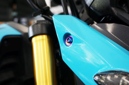 ZSPEC "Front Fender Fairing" Fastener Kit for the Honda Grom, Grade-5 Titanium
