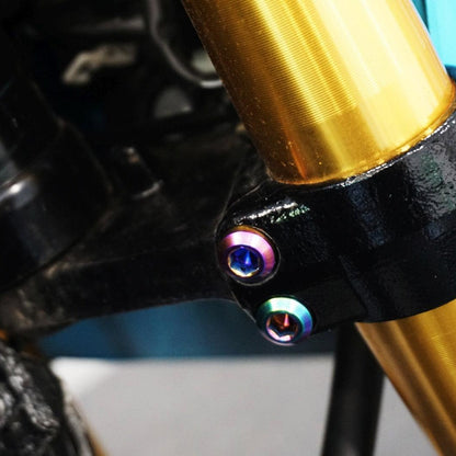 ZSPEC "Fork Bolts" Fastener Kit for the Honda Grom, Grade-5 Titanium