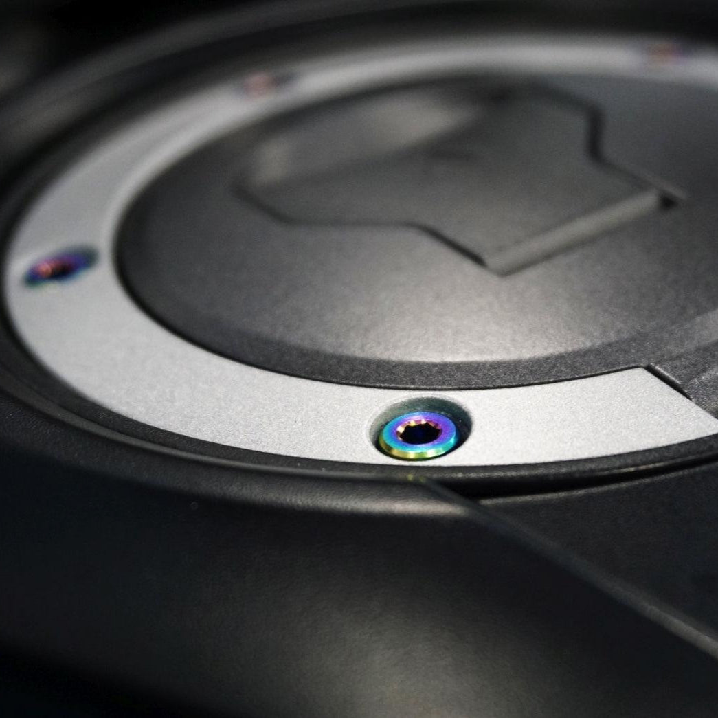 ZSPEC Dress Up Bolts® Fastener Kit for the Honda Grom Fuel Filler Lid, Grade-5 Titanium