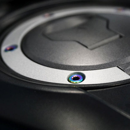 ZSPEC Dress Up Bolts® Fastener Kit for the Honda Grom Fuel Filler Lid, Grade-5 Titanium