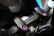 ZSPEC "Handle Bar Clamps" Fastener Kit for the Honda Grom, Grade-5 Titanium