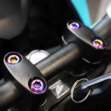 ZSPEC "Handle Bar Clamps" Fastener Kit for the Honda Grom, Grade-5 Titanium