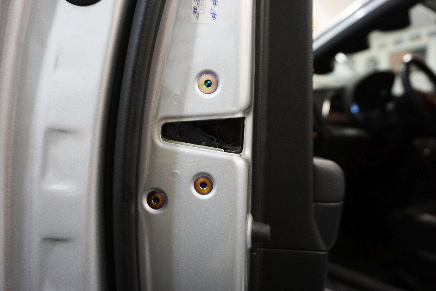 ZSPEC Dress Up Bolts® Fastener Kit for '17-18 Hyundai Elantra Door-Jams Area, Titanium