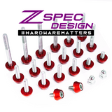 ZSPEC Plenum Fastener Kit for Nissan 350z VQ35DE, Stock (OEM) Length, Stainless & Billet