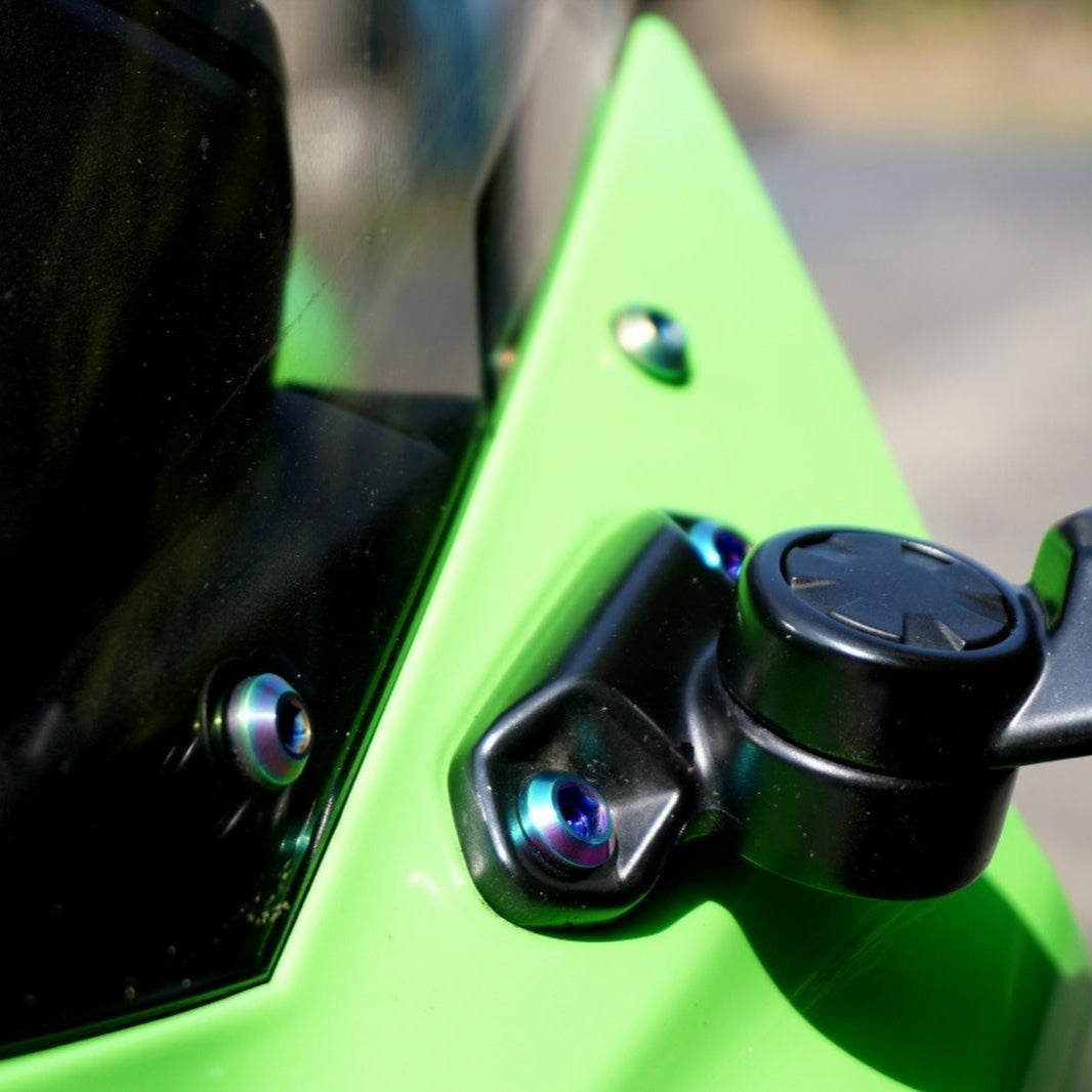 ZSPEC Titanium Dress Up Bolts® Fastener Kit for the Kawasaki Ninja 636 ZX6R