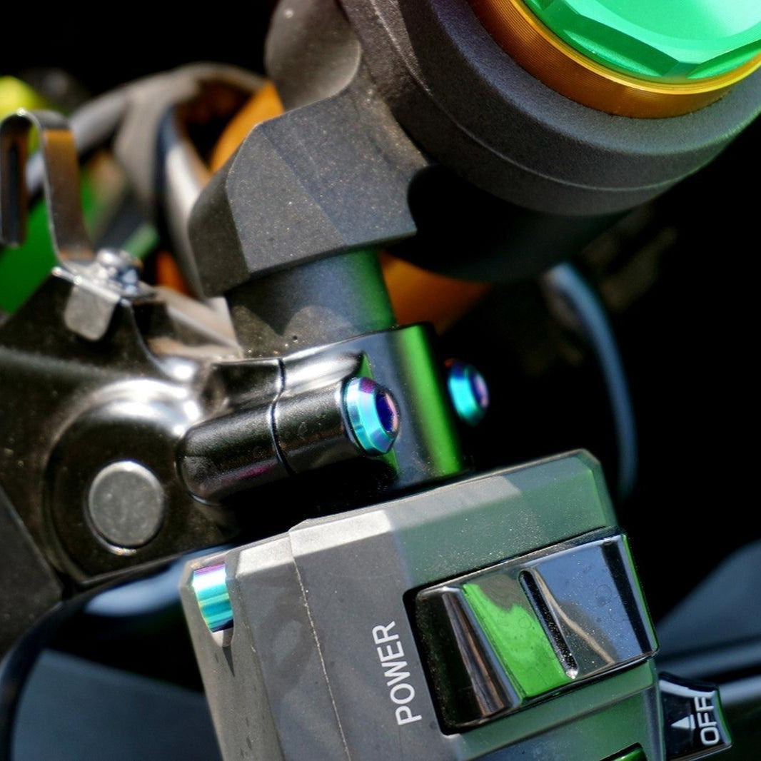 ZSPEC Titanium Fasteners for the Kawasaki Ninja 636 ZX6R Brake-Lever Brackets