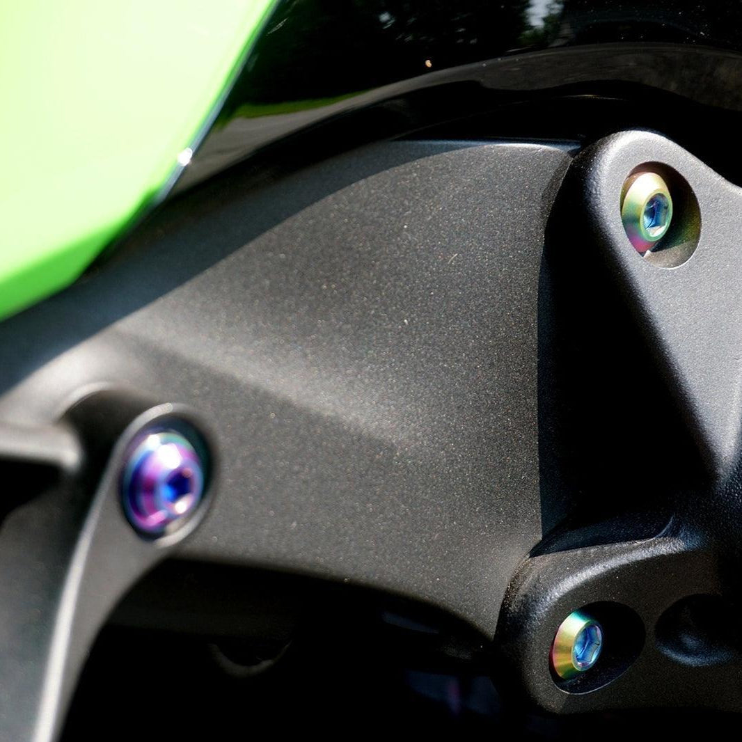 ZSPEC Titanium Dress Up Bolts® Fastener Kit for the Kawasaki Ninja 636 ZX6R
