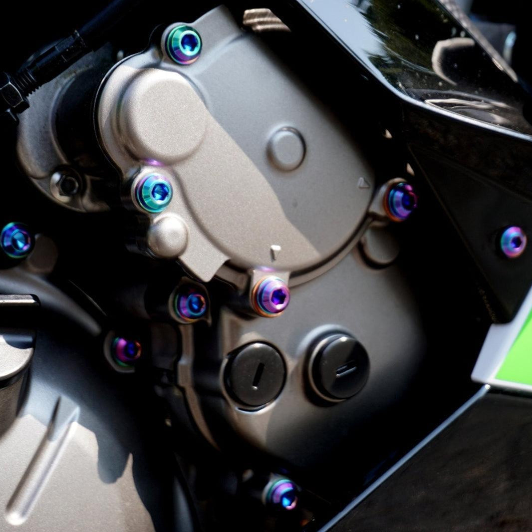 ZSPEC Titanium Dress Up Bolts® Fastener Kit for the Kawasaki Ninja 636 ZX6R