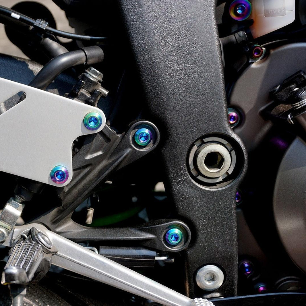 ZSPEC Titanium Dress Up Bolts® Fastener Kit for the Kawasaki Ninja 636 ZX6R
