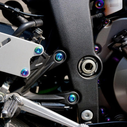 ZSPEC Titanium Dress Up Bolts® Fastener Kit for the Kawasaki Ninja 636 ZX6R