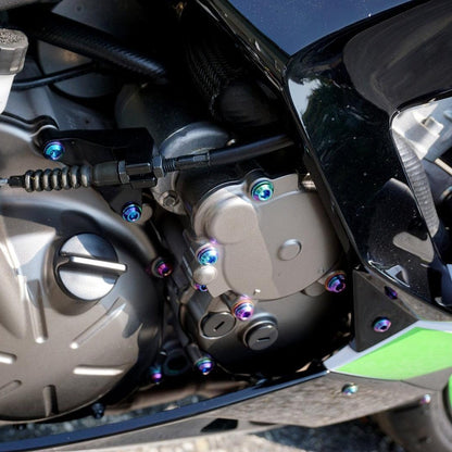 ZSPEC Titanium Dress Up Bolts® Fastener Kit for the Kawasaki Ninja 636 ZX6R