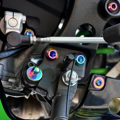 ZSPEC Titanium Dress Up Bolts® Fastener Kit for the Kawasaki Ninja 636 ZX6R