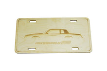 ZSPEC Chevy Monte Carlo SS Cut-Away License Plate, Birch, Ornamental
