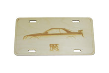 ZSPEC Nissan GTR R34 Cut-Away License Plate, Birch, Ornamental