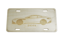 ZSPEC Aston Martin DB11 License Plate, Birch, Ornament for Office, Garage or Man-Cave