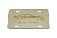 ZSPEC Ford Mustang S550 Cut-Away License Plate, Birch, Ornamental