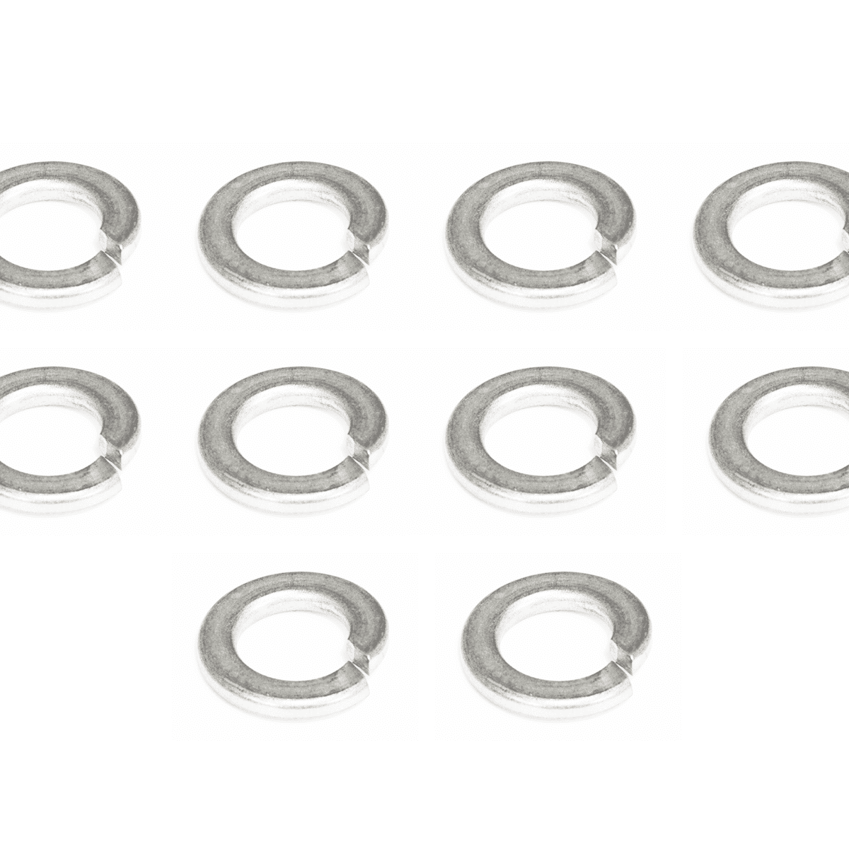 ZSPEC M8 Lock Washers, SUS304 Stainless, 10-Pack