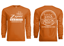ZSPEC Long-Sleeve Cotton T-Shirt, Burnt Orange