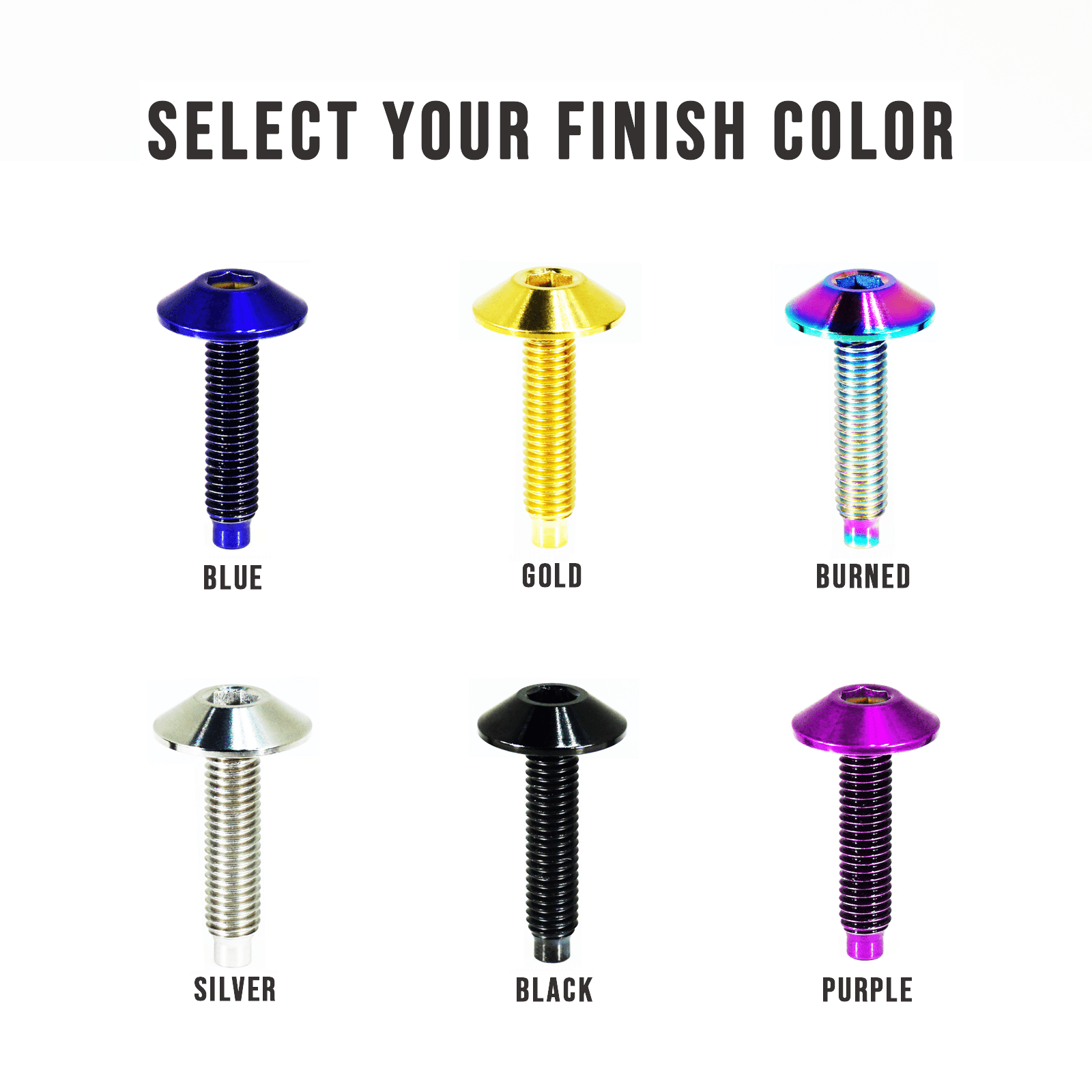 ZSPEC Body Kit Fastener, Low-Profile M5x20mm, Titanium Grade-5, per Each