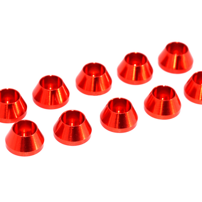 ZSPEC M3 Angled Cup Finish Washers for SHSC Socket-Cap Fasteners, 10-Pack