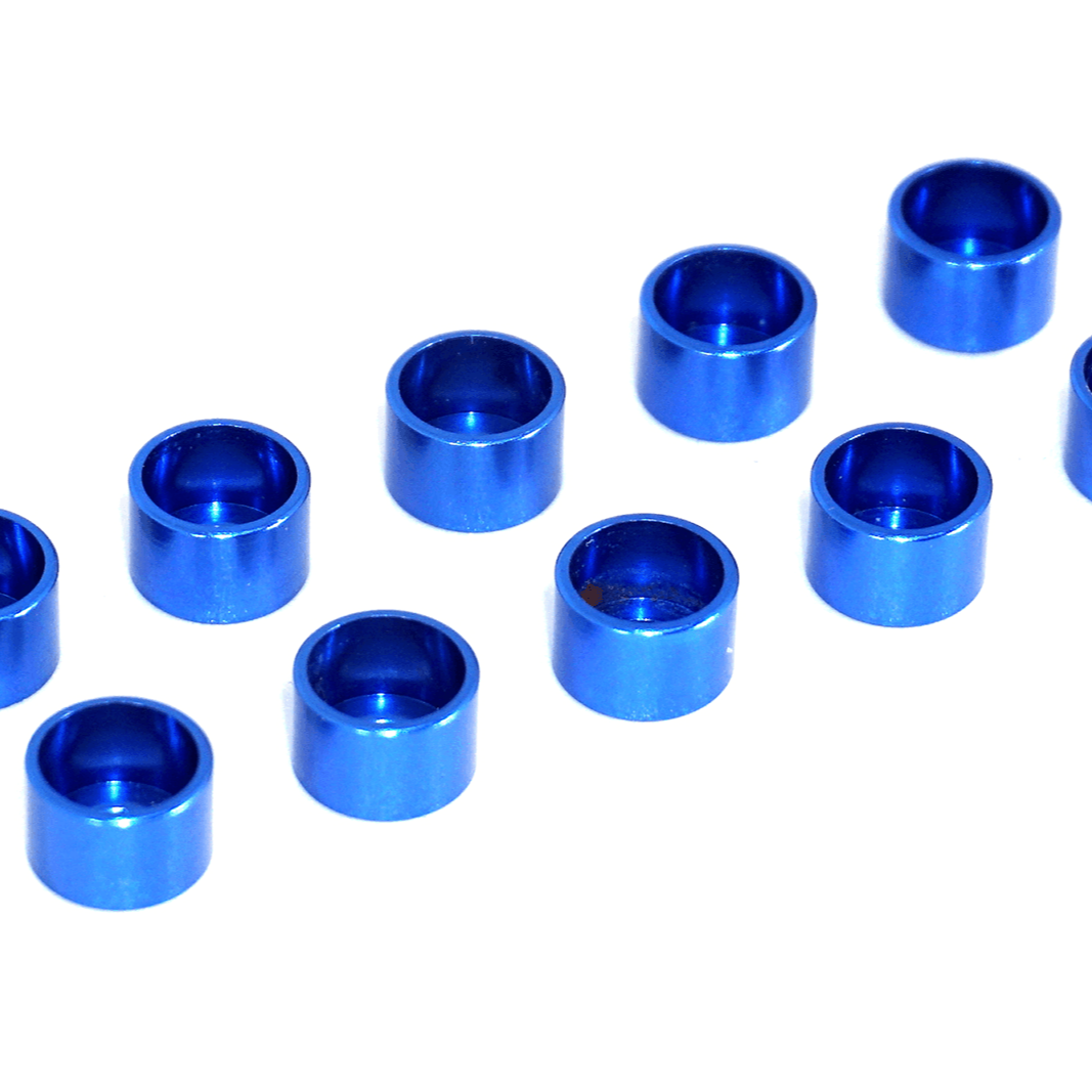 ZSPEC M3 Straight Cup Finish Washers for M3 SHSC Socket-Cap Fasteners, Billet, 10-Pack